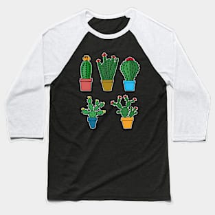 Cactus Design #7 Baseball T-Shirt